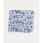 ショッピングブランケット ベビー Polo ベア コットン インターロック ブランケット