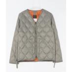 ダウンコート ダウンジャケット 「TAION/タイオン」MILITARY W-ZIP VNECK DOWN JACKET  / フロントジップ キルテ