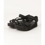 「Teva」 フラットサンダル 23cm ブラック レディース