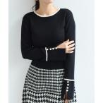 「INTERPLANET」 長袖ニット FREE ブラッ