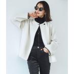ショッピングセール価格 「23区」 ノーカラージャケット 38 ベージュ レディース
