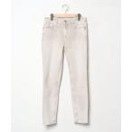 [upperhights] повреждение обработка Denim брюки 24 бежевый женский 