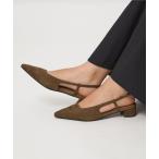 パンプス ポインテッド バックストラップ パンプス(3cmヒール)