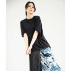 tシャツ 切替コクーンTシャツ レディース