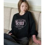 [UNE MANSION] тренировочный cut and sewn FREE черный женский 