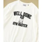 「gym master」 長袖Tシャツ MEDIUM ホワイト メンズ