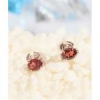 「Jewel closet by L&Co.」 ピアス(両耳用) FREE ワインレッド レディース