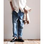 「soulberry」 デニムクロップドパンツ L ブルー レディース