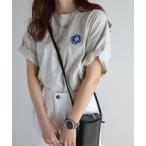 「COURO」 半袖Tシャツ L オートミール レディース