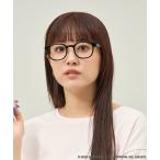 伊達メガネ メガネ 眼鏡 Zoff|はぴだんぶい 「バッドばつ丸 モデル」 ウェリントン型 メガネ|伊達メガネ 度付きメガネ(レンズ交換券付)|ユニセ