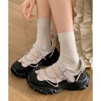 ショッピングストラップ スニーカー ナロー ストラップ付き 厚底 メリージェーン シューズ レディース