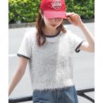 ベスト ジレ ラメフェザー2wayベスト レディース