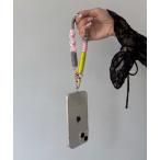 ショッピングスマホ ストラップ 「SANSeLF」 カラフルコード スマホストラップ 手編み風 saa25a032