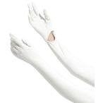 ショッピングレディ 夏 アームカバー 「UVカット率99％/接触冷感」レディース UVカットロングアームカバー「サイズ調整OK/タッチパネル対応/滑り止め/スリット」 レディ