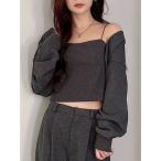  ансамбль [WEB ограничение / выставить "надеты" возможно item ] обратная сторона шерсть Cami ансамбль 