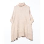 [LAGUNAMOON] вязаный пончо FREE слоновая кость женский 