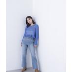 ジーンズ デニム デニムパンツ ハイライズフレアデニムパンツ レディース