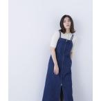 ワンピース デニムナローキャミワンピース