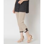 ショッピングリボン パンツ バイカラーサイドリボン パンツ レディース