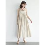 ワンピース Stripe cotton cami onepiece