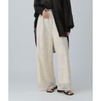 パンツ レースサイドラインパンツ　525641 レディース