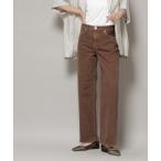 ジーンズ デニム デニムパンツ upper hights/THE NIECE MID-RISE ブラウン レディース