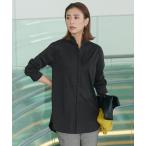 tシャツ ブラウスライクジャージー ロングカットソー レディース