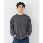 tシャツ 「毛玉ができにくい」 ワイドシルエット 長袖Tシャツ メンズ レディース