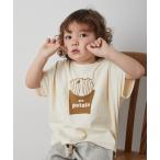 tシャツ 「techi × riziere 」gaaプリントTシャツ キッズ 子供服 男の子 女の子