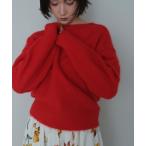 ショッピングパープル ニット セーター 「EMMEL REFINES」EM FOX/W/CA ニットプルオーバー レディース