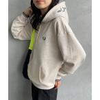 パーカー 「WEB先行予約」「FRED PERRY/フレッドペリー」 別注 フードロゴ刺繍スウェットパーカー レディース メンズ