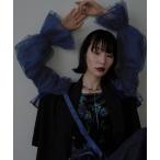 カーディガン 「NARROW STYLE」シアーボリュームボレロ(HARE) レディース