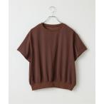 tシャツ ミニワッフル裾ボリュームルオーバー レディース