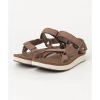 「Teva」 フラットサンダル 24.0cm ダークブラウン レディース