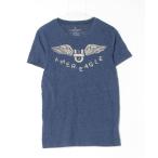 「American Eagle」 半袖Tシャツ S ブルー メンズ