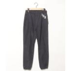 「MADISON BLUE」 RUNNING PT HERRINGBONE スウェットパンツ X-SMALL ブラック レディース