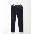 「SHIPS」 スキニーデニムパンツ LARGE ネイビー レディース