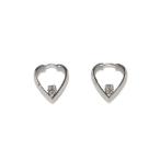 ピアス ハートフープピアス レディース