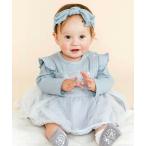 ベビー服 ロンパース キラキラドットチュールスカートロンパースベビー(70~80cm)