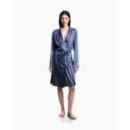 ガウン 「エンポリオ アルマーニ」ラウンジウェア ローブ サテン レディース