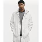 モッズコート コート 「A|X アルマーニ エクスチェンジ」ラミネーテッドナイロン ストライプドカフ コート メンズ