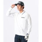  рубашка-поло ORANGE LABEL / ребра линия длинный рукав рубашка-поло [DRY*UV*STRETCH] мужской 