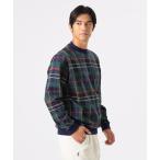 ショッピングORANGE トレーナー スウェット ORANGE LABEL / アーチカレッジロゴ コットン プルオーバー（チェック） メンズ