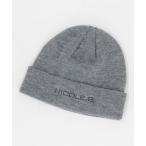 ニット帽 ニットキャップ 「NICOLE SPORTS」刺繍ロゴニットワッチ メンズ