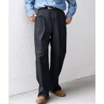 チノパン SHIPS any:「洗濯機可能」MERROW ワイド 1タック イージー チノパンツ メンズ