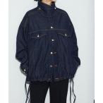 デニムジャケット gジャン 「AEWEN MATOPH」デニムドローストブルゾン レディース