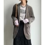 ジャケット テーラードジャケット 「WEB限定」メッシュベロアジャケット レディース