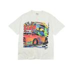 tシャツ 「USED」90’s Hanes “Larry shaw” レーシング Tシャツ メンズ レディース