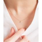ネックレス K10 1粒 ダイヤモンド 0.05ct ネックレス レディース メンズ
