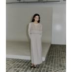 ドレス ボリュームチュールペプラムドレス / volume tulle peplum dress